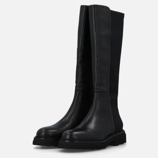 Bruno Premi  CARLA  Black Leather Knee High Boots