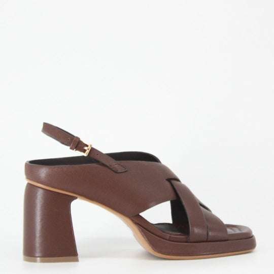 Bruno Premi BIANCA Chocolate Leather Sandal