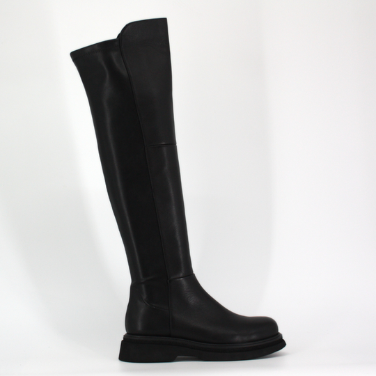 Bruno Premi  CARLA  Black Leather Over The Knee High Boots