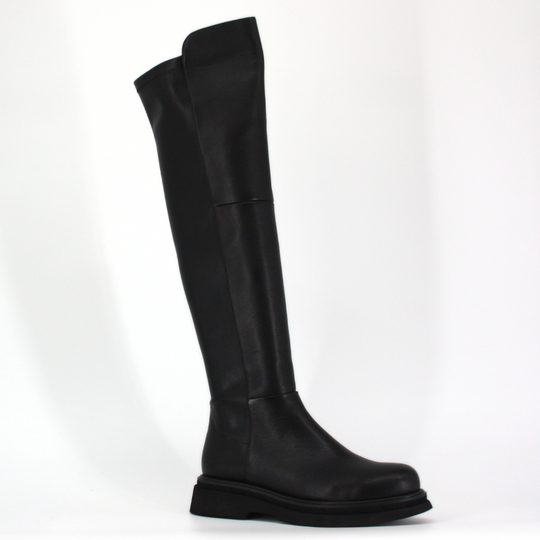 Bruno Premi  CARLA  Black Leather Over The Knee High Boots