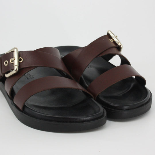 Bryan Stepwise DELHI Brown Leather Sandals