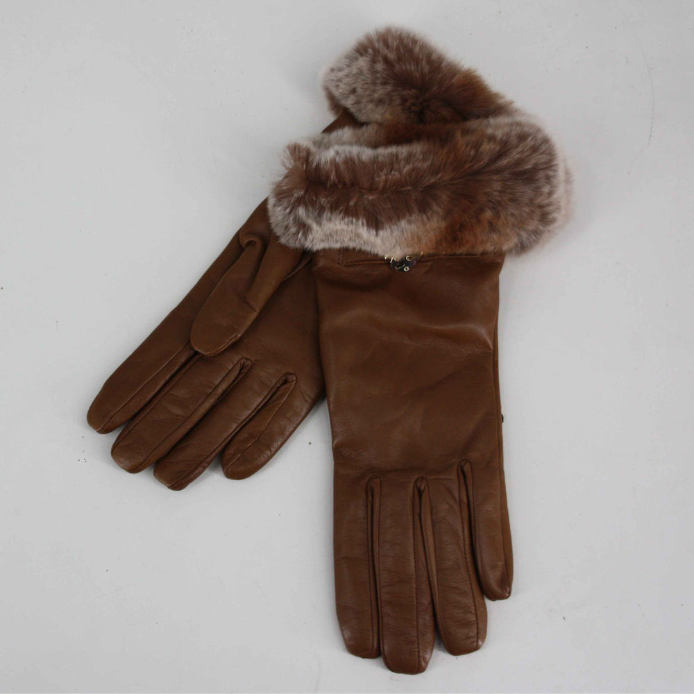 Caridei Rosa Camel Leather Gloves