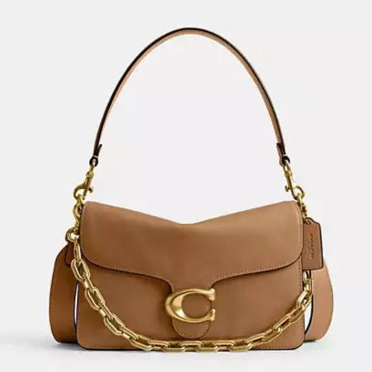 Coach CHAIN TABBY Honey/Brown Shoulder Bag