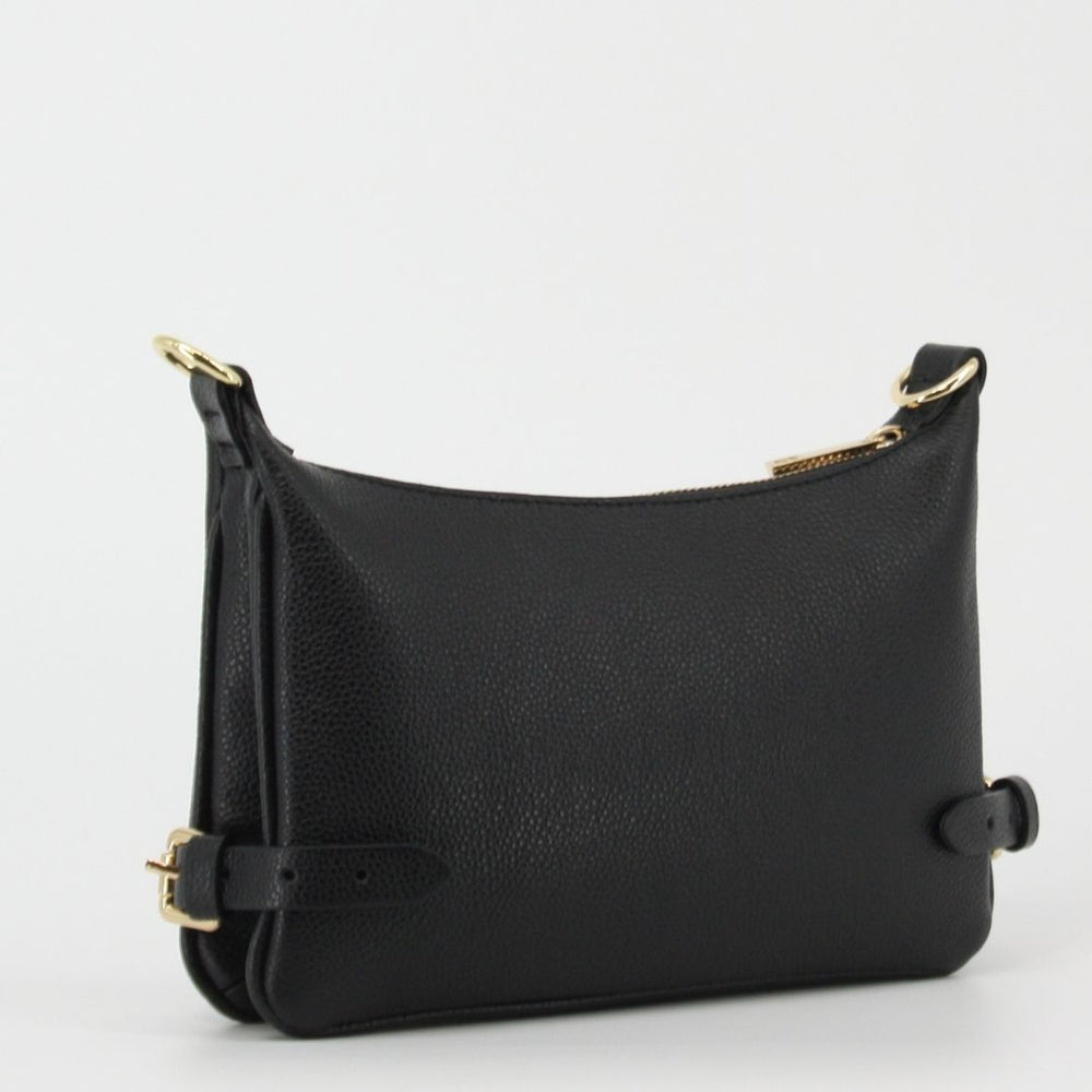Christian Villa LUNA Black Leather Crossbody