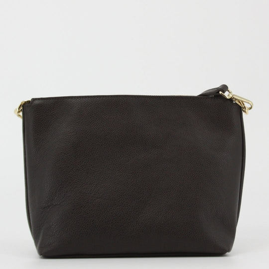Christian Villa VIDA Brown Leather Crossbody