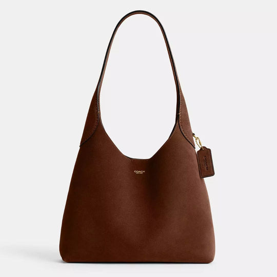 Coach BROOKLYN Brass/Warm Brown Shoulder Bag 28