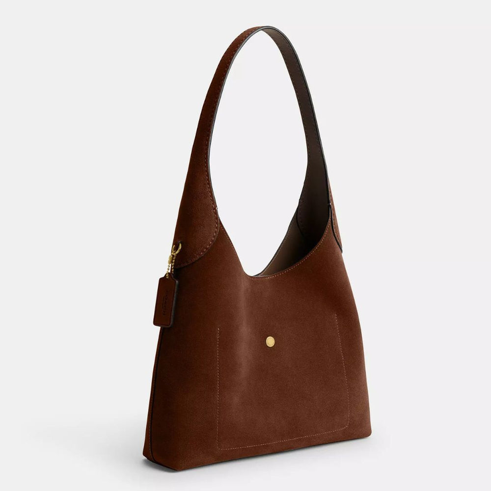 Coach BROOKLYN Brass/Warm Brown Shoulder Bag 28