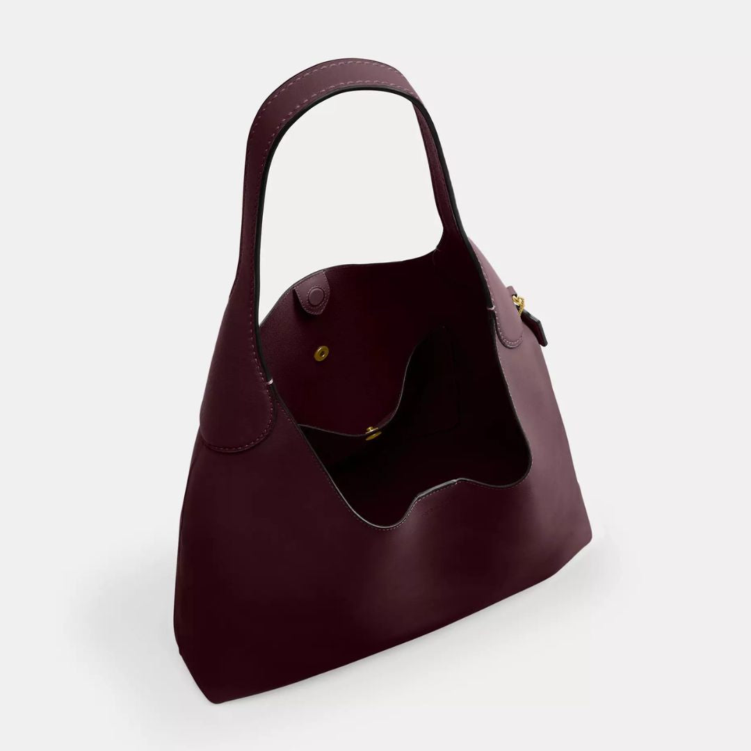 Torba na ramię Coach BROOKLYN Brass/Dark Stone 39
