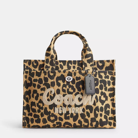 Coach CARGO Tote Bag in Leopard