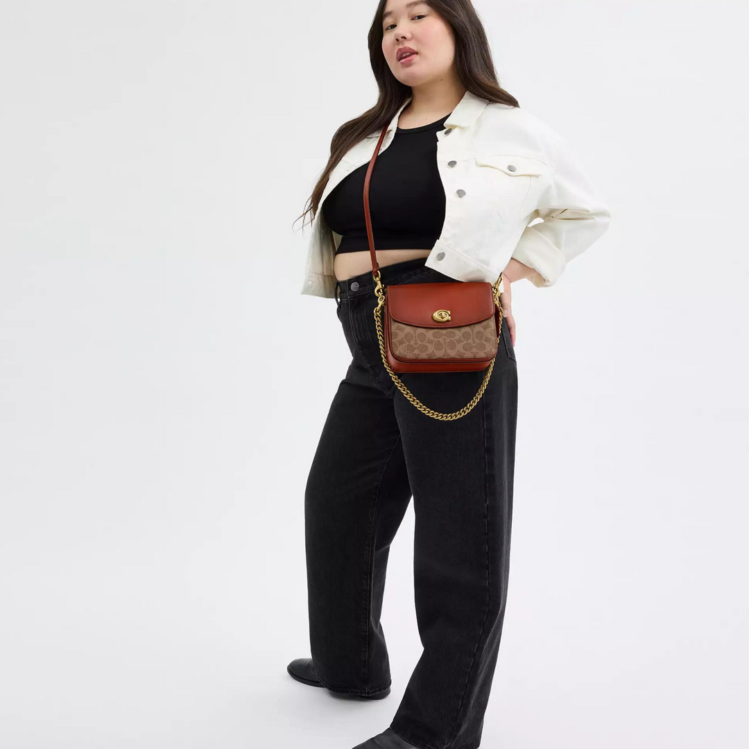 Coach CASSIE Crossbody Bag 19 In Signature Canvas Gerry McGuire s