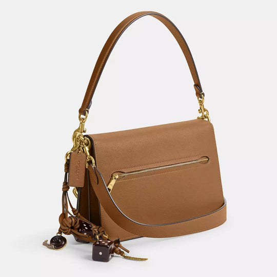 Coach RUNWAY CHAIN TABBY Honey/Brown Shoulder Bag