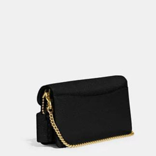 Coach TABBY Chain Black Clutch Bag