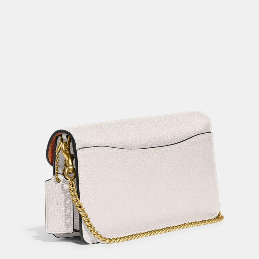 Coach TABBY Chain Chalk Clutch Bag