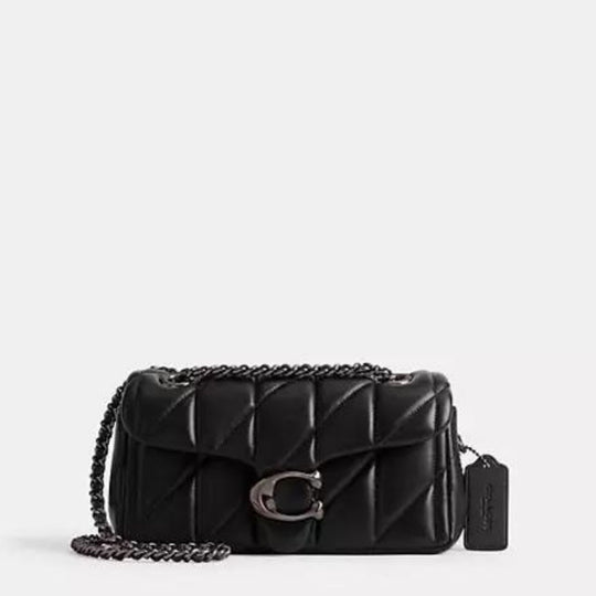 Coach TABBY 20 Shoulder Bag With Quilting in Black