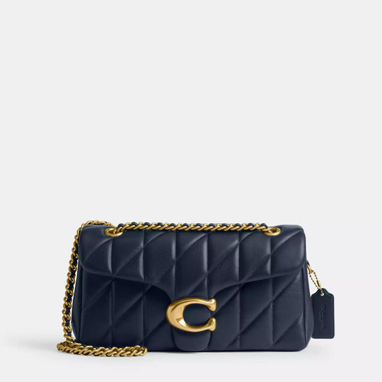 Coach TABBY 20 Shoulder Bag With Quilting in Navy