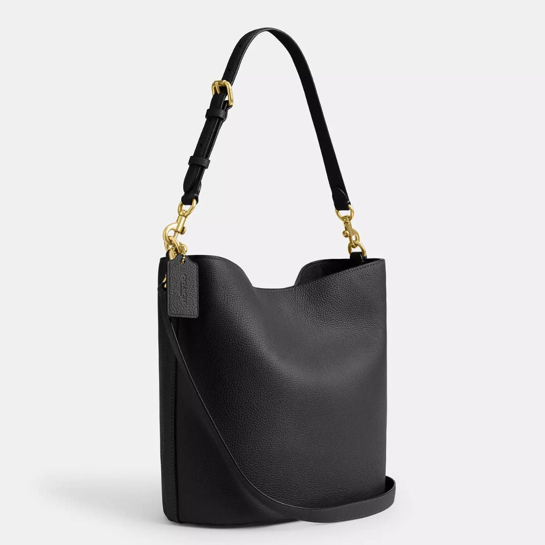 Coach WILLOW Black Soft Bucket Bag