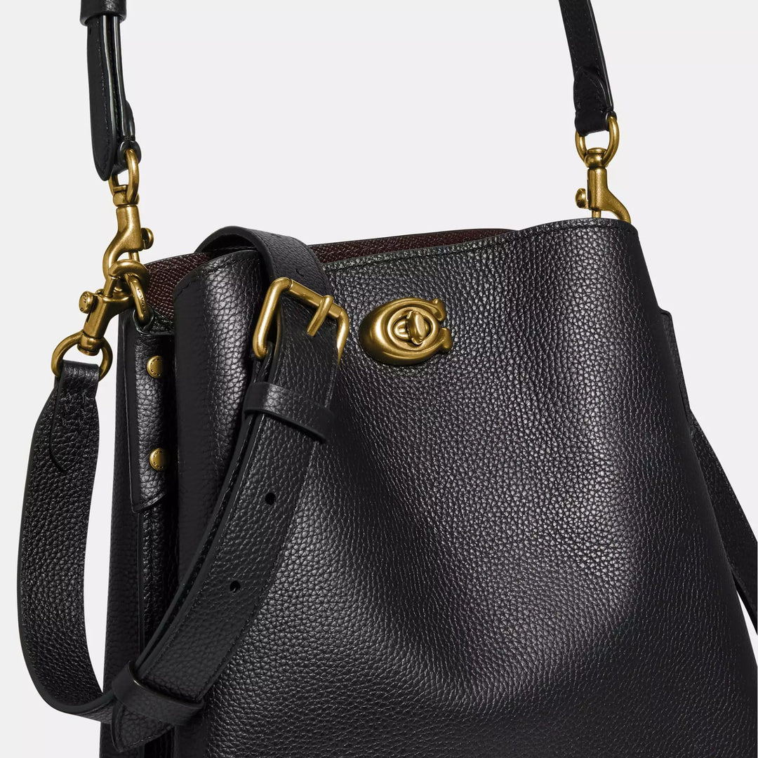 Coach WILLOW Bucket Bag in Black