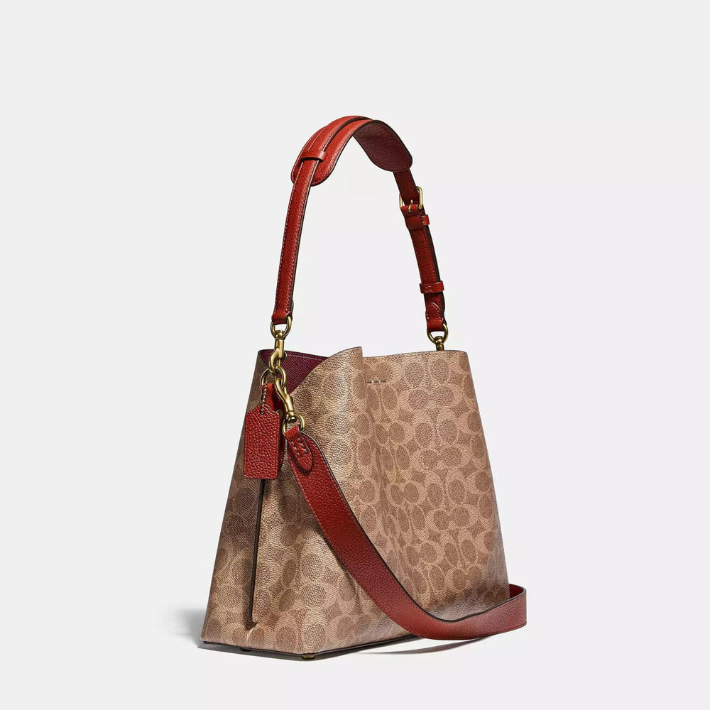 Coach WILLOW Shoulder Bag In Signature Canvas