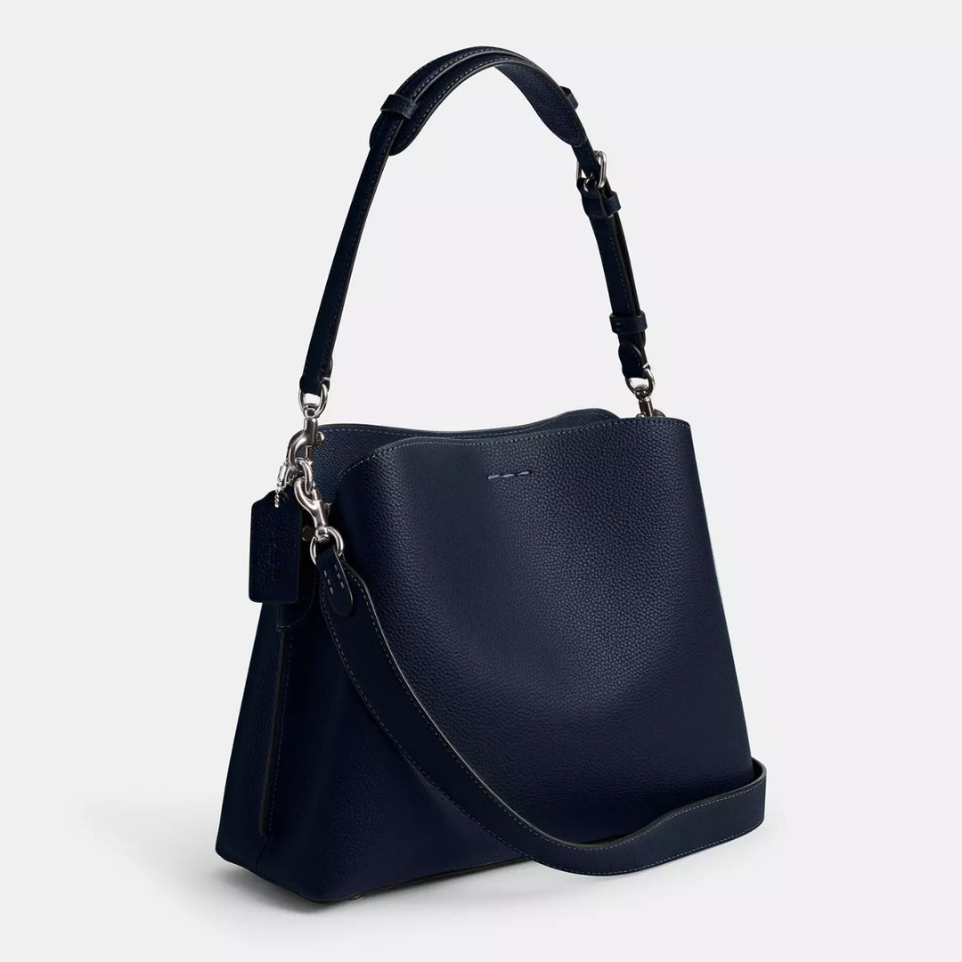 Coach WILLOW Shoulder Bag in Dark Navy