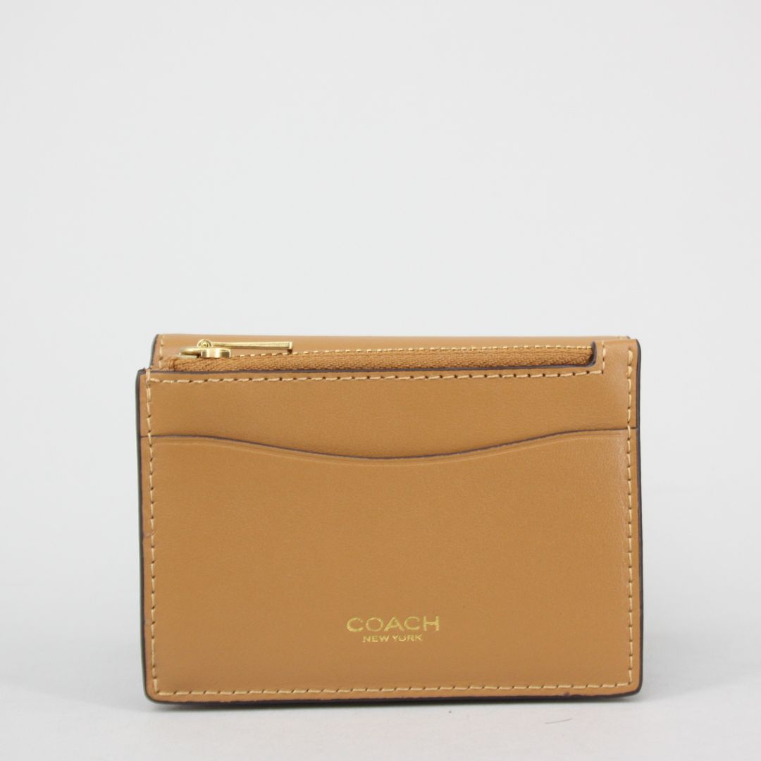 Coach ESSENTIAL SLG Small Brown Coin Purse