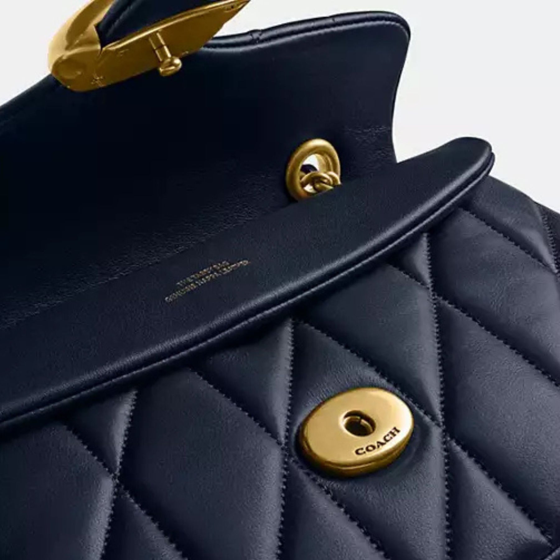 Coach TABBY 26 Shoulder Bag With Quilting in Navy Gerry McGuire s