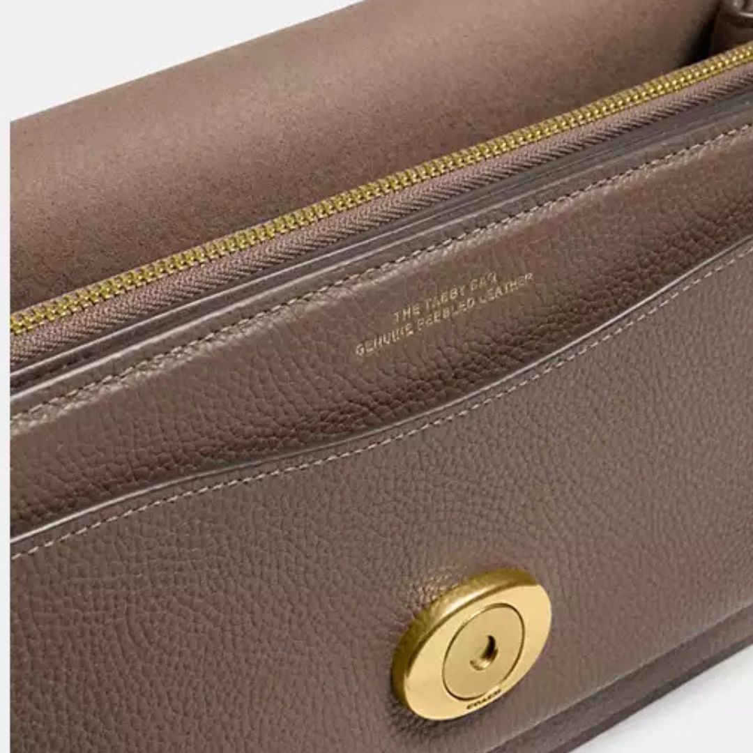 Coach TABBY Dark Stone Shoulder Bag 26