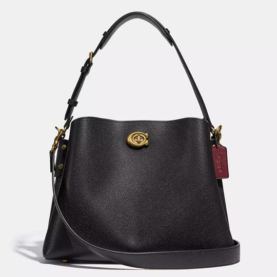 Coach WILLOW Shoulder Bag in Black