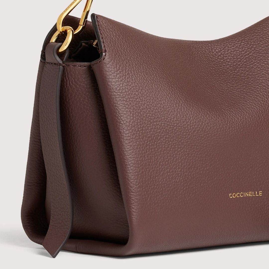 Coccinelle BOHEME Berry Small Leather Crossbody
