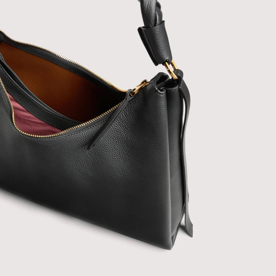 Coccinelle BOHEME Black Leather Large Crossbody