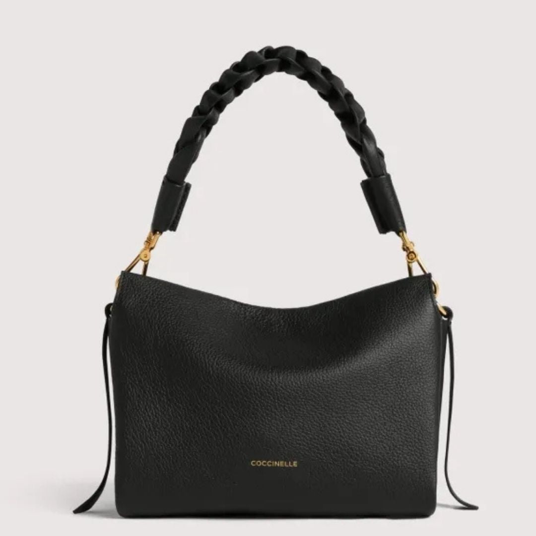 Coccinelle BOHEME Black Small Leather Crossbody