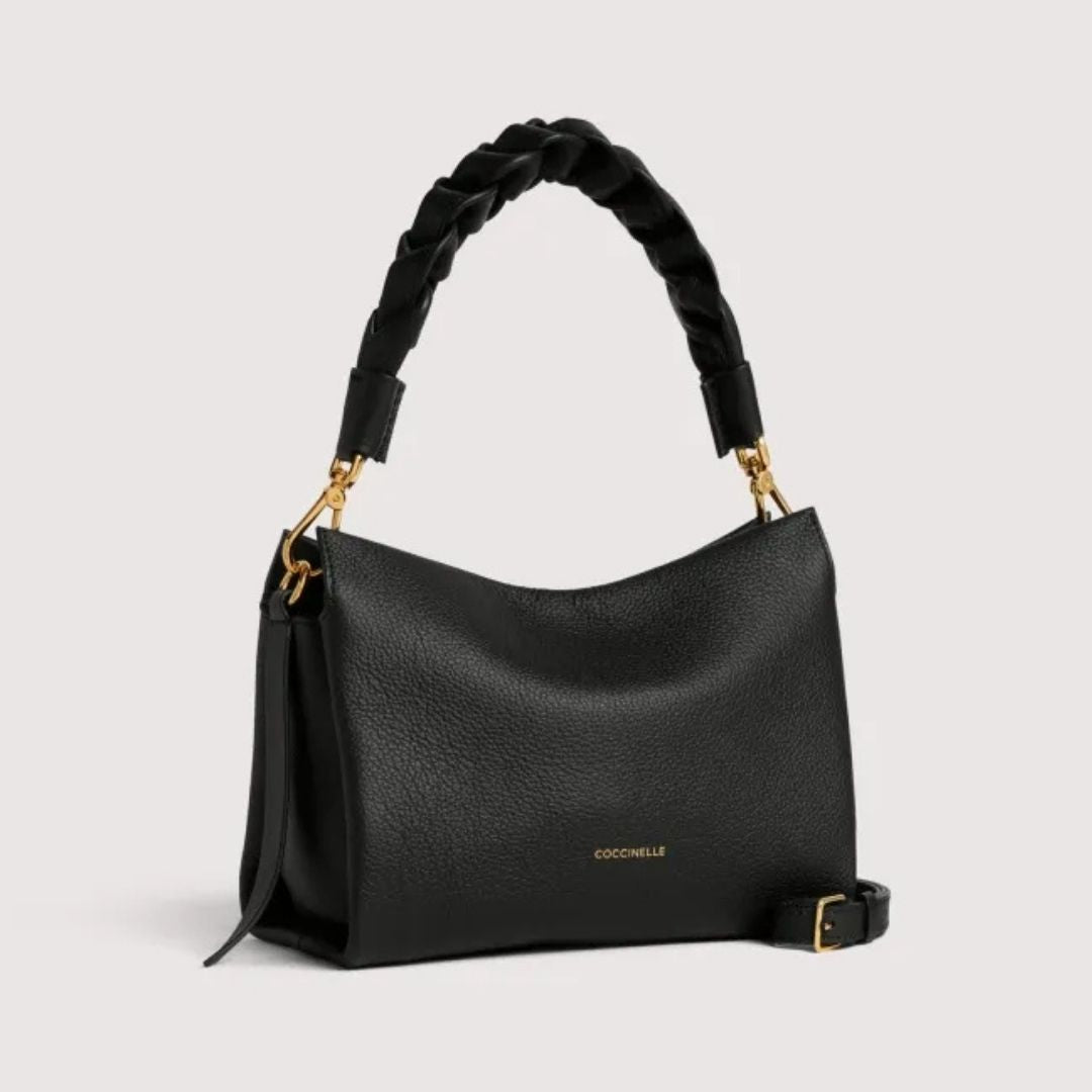 Coccinelle BOHEME Black Small Leather Crossbody