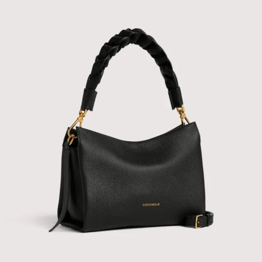 Coccinelle BOHEME Black Small Leather Crossbody