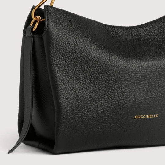 Coccinelle BOHEME Black Small Leather Crossbody