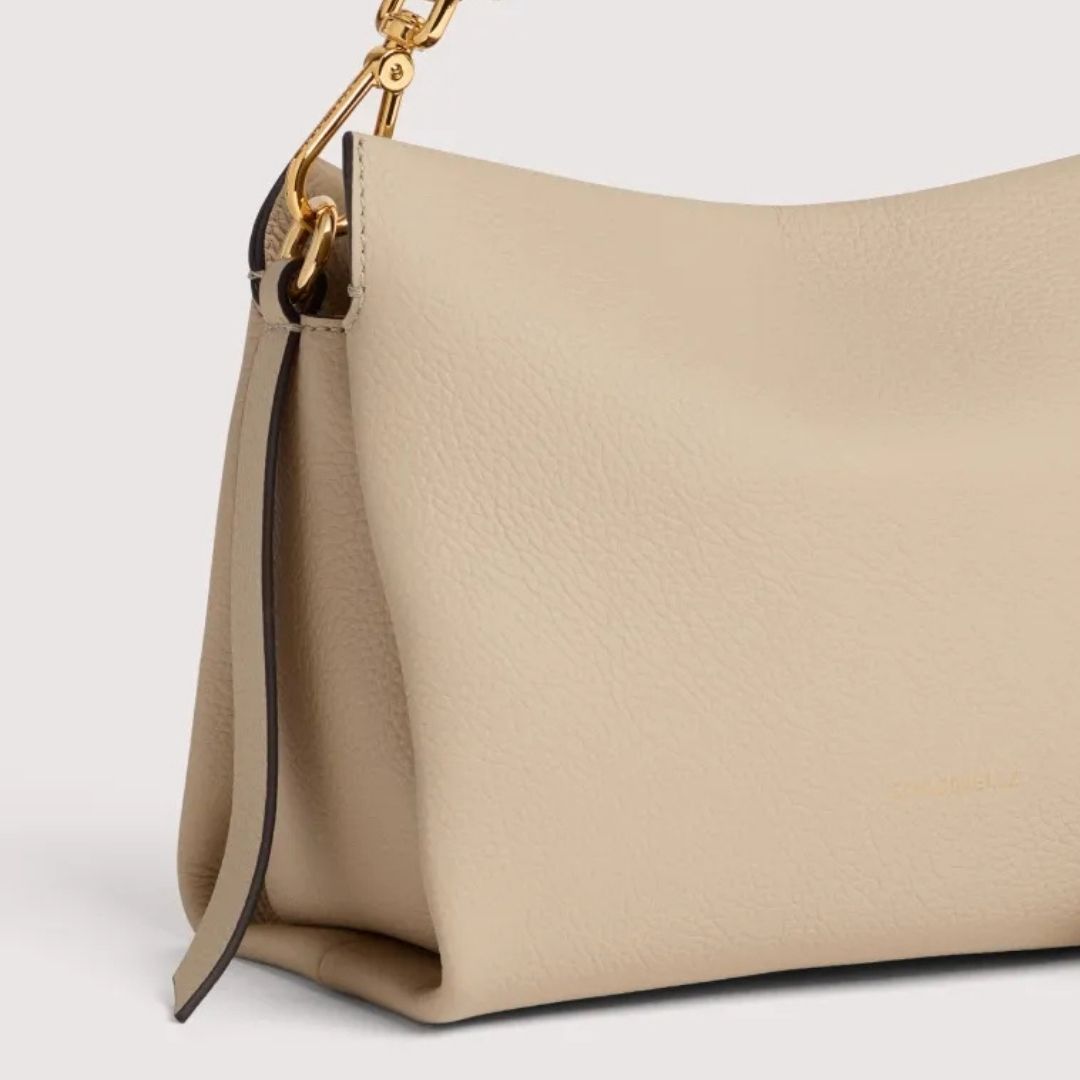 Coccinelle BOHEME Sandshell Leather Crossbody