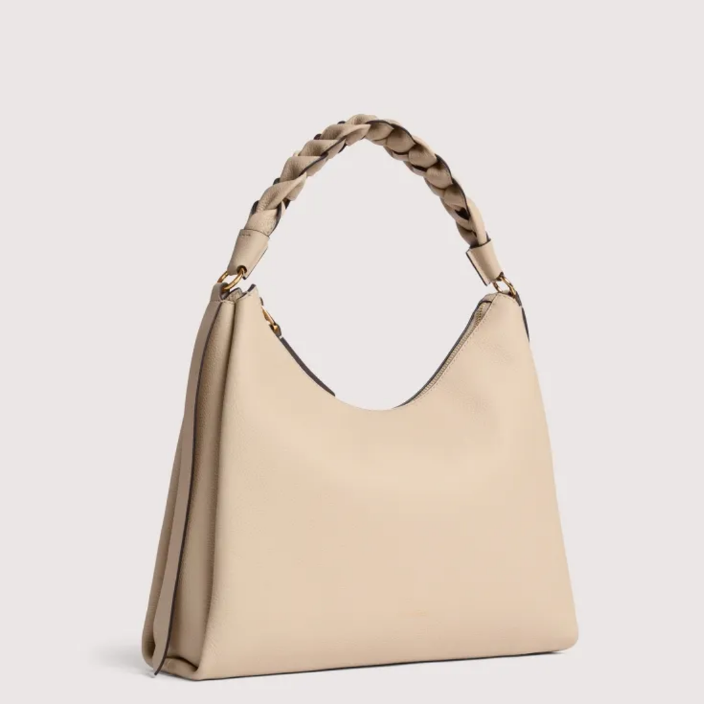 Coccinelle BOHEME Sandshell Leather Large Crossbody