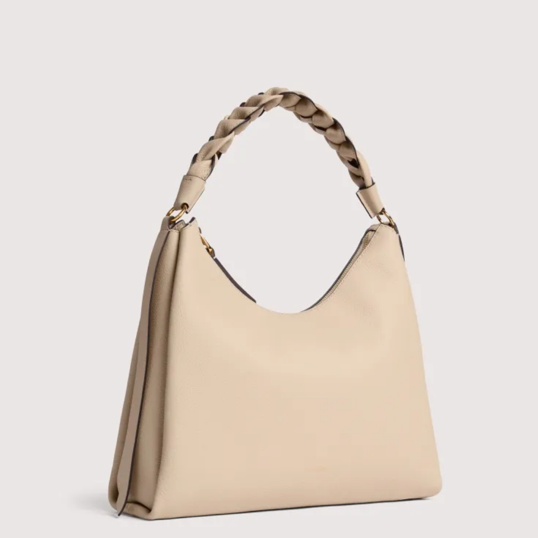 Coccinelle BOHEME Sandshell Leather Large Crossbody