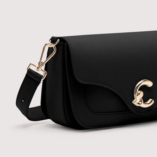 Coccinelle C-ME Medium Black Crossbody