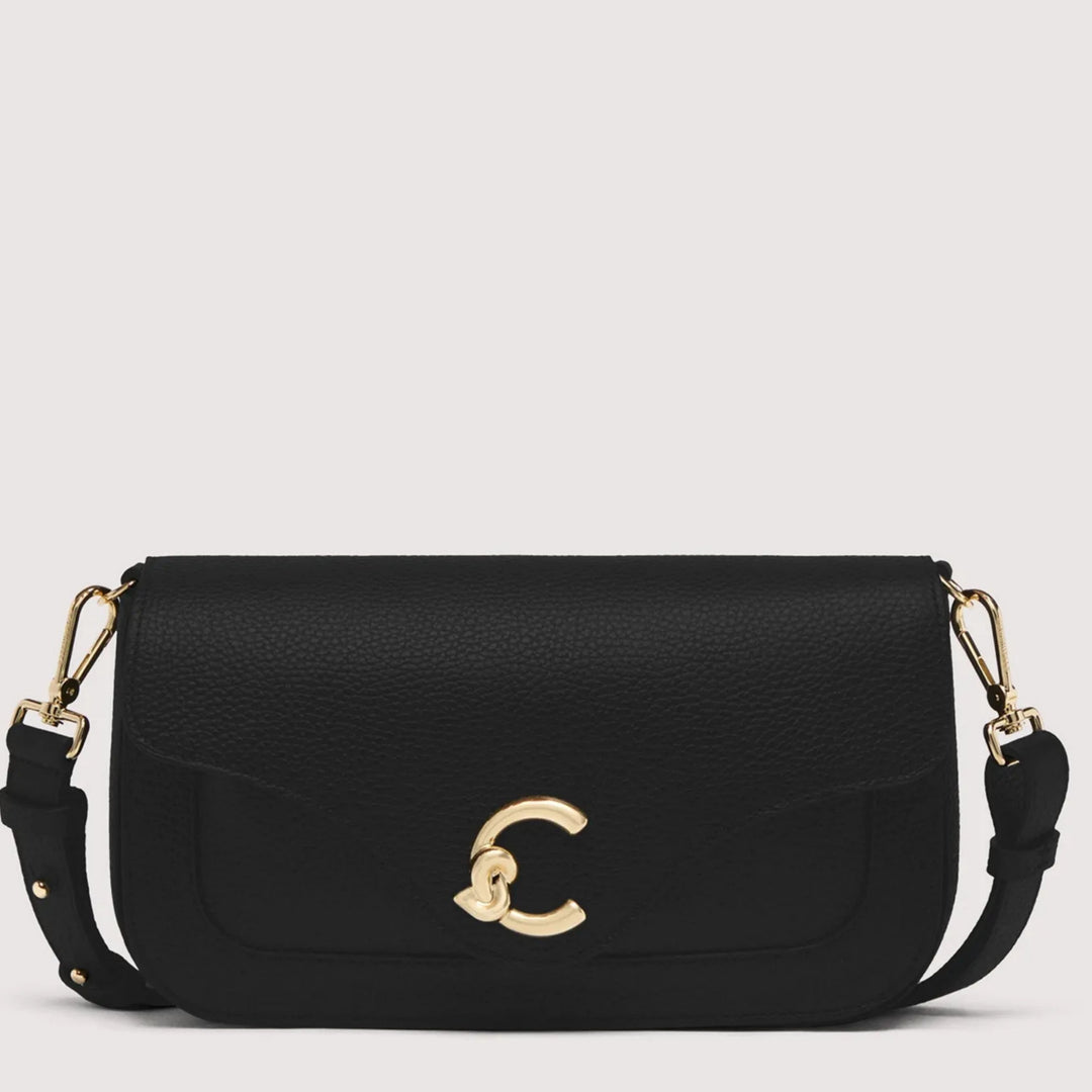 Coccinelle C-ME Medium Black Crossbody