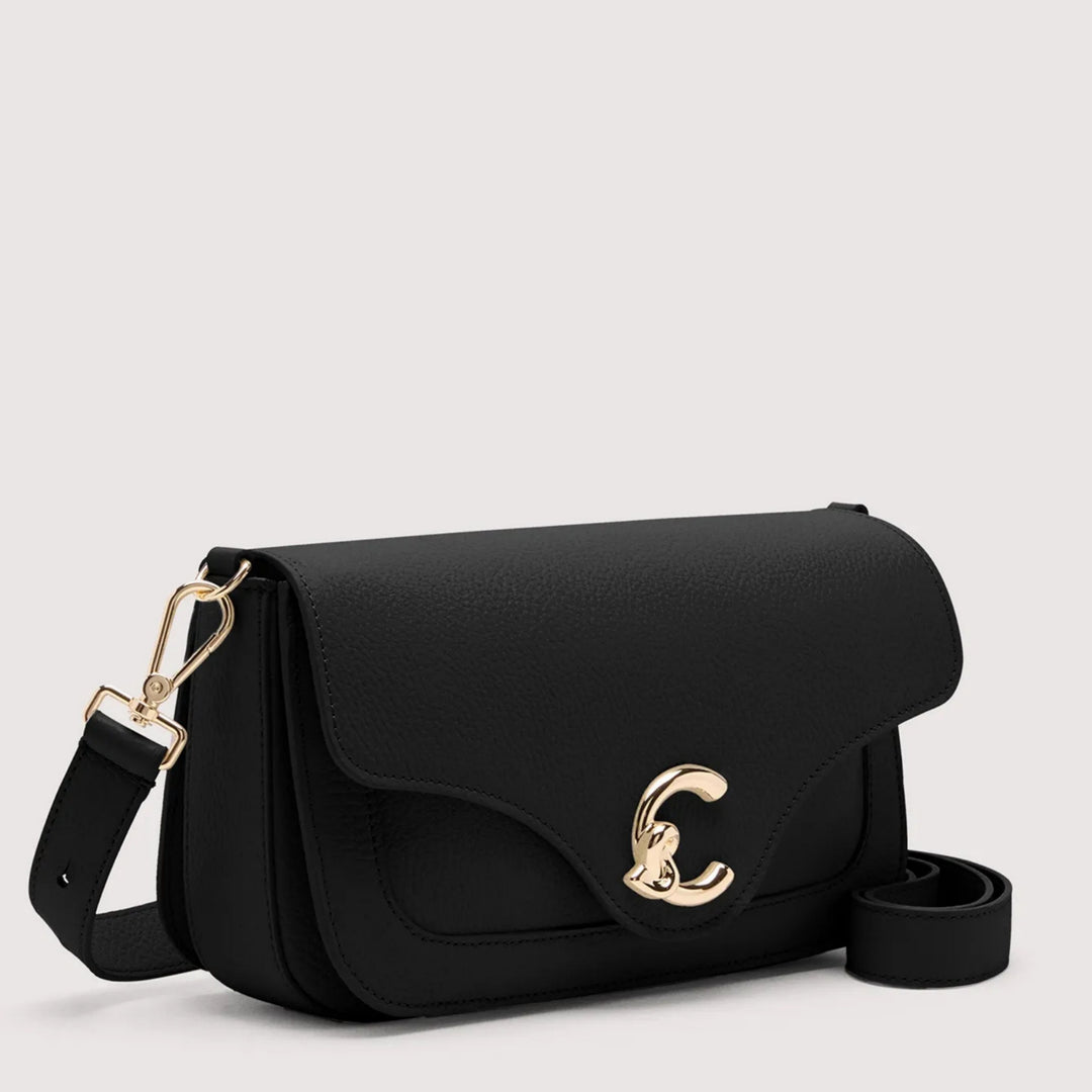 Coccinelle C-ME Medium Black Crossbody