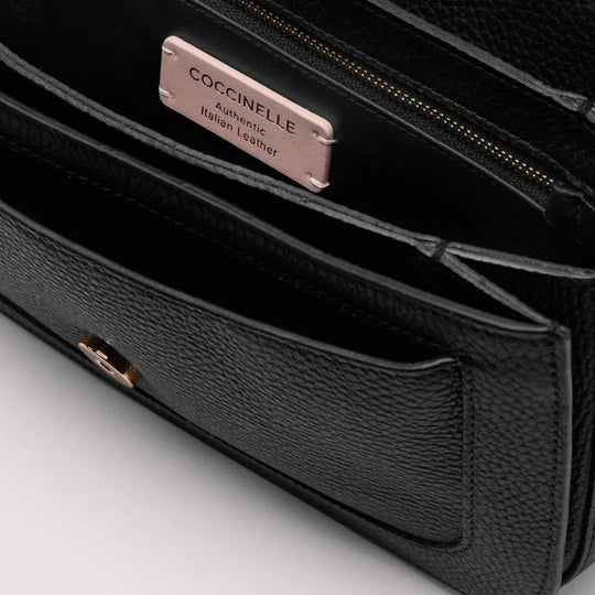 Coccinelle C-ME Medium Black Crossbody