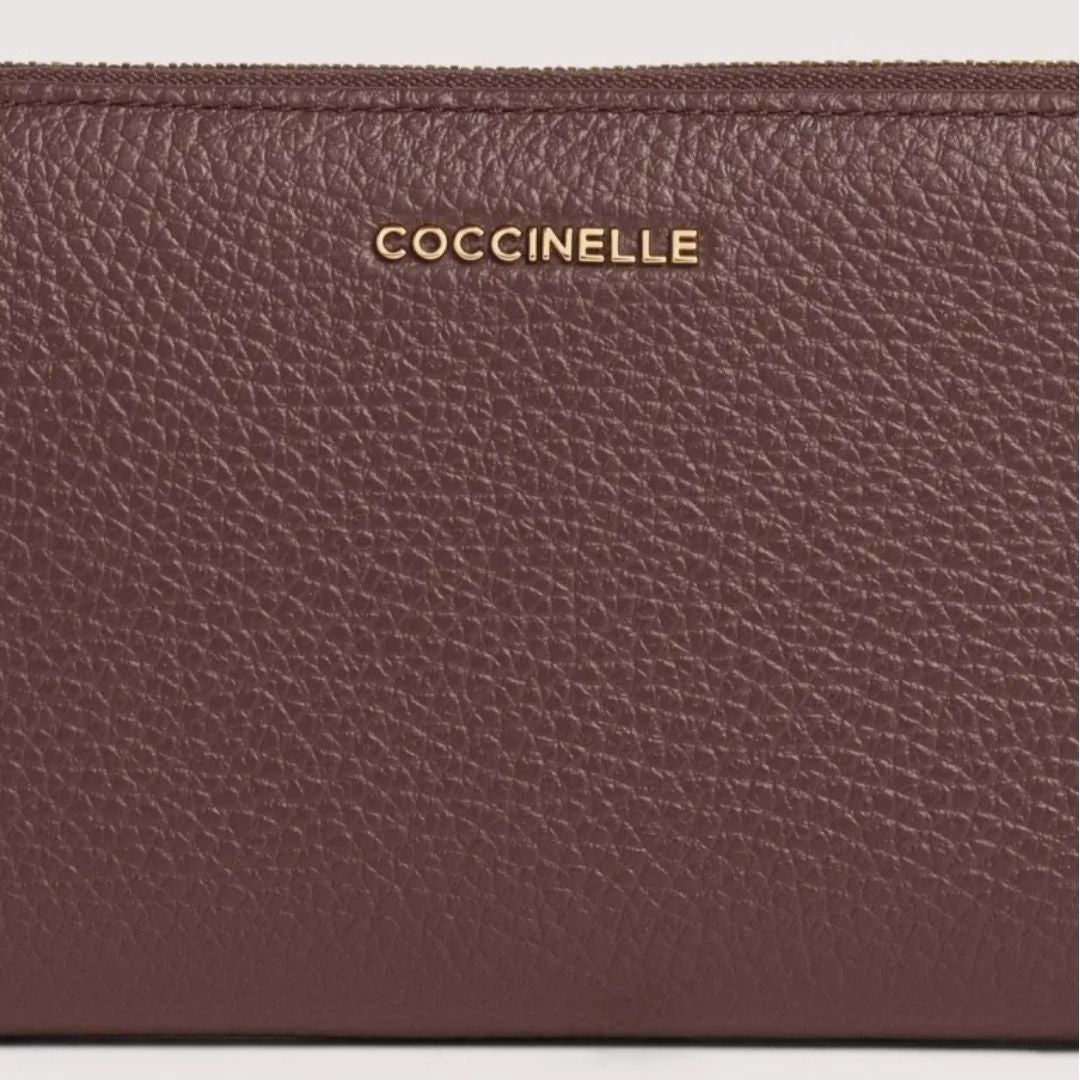 Coccinelle C-Me Berry Large Zip Wallet