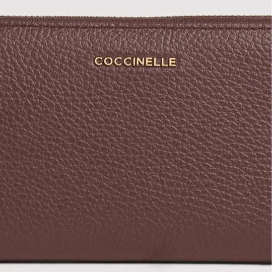 Coccinelle C-Me Berry Large Zip Wallet
