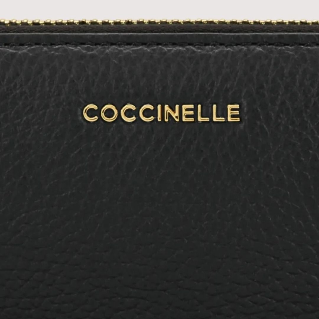 Coccinelle C-Me Black Large Zip Wallet