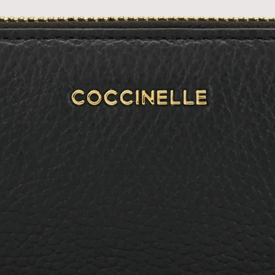 Coccinelle C-Me Black Large Zip Wallet