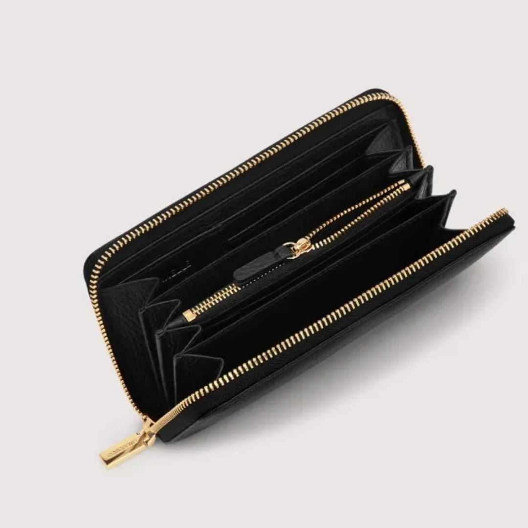 Coccinelle C-Me Black Large Zip Wallet