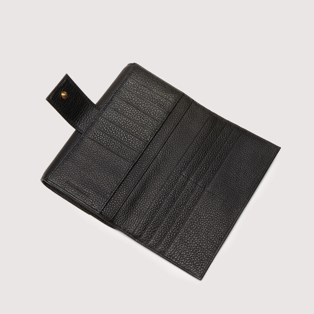 Coccinelle C-Me Black Flap Wallet