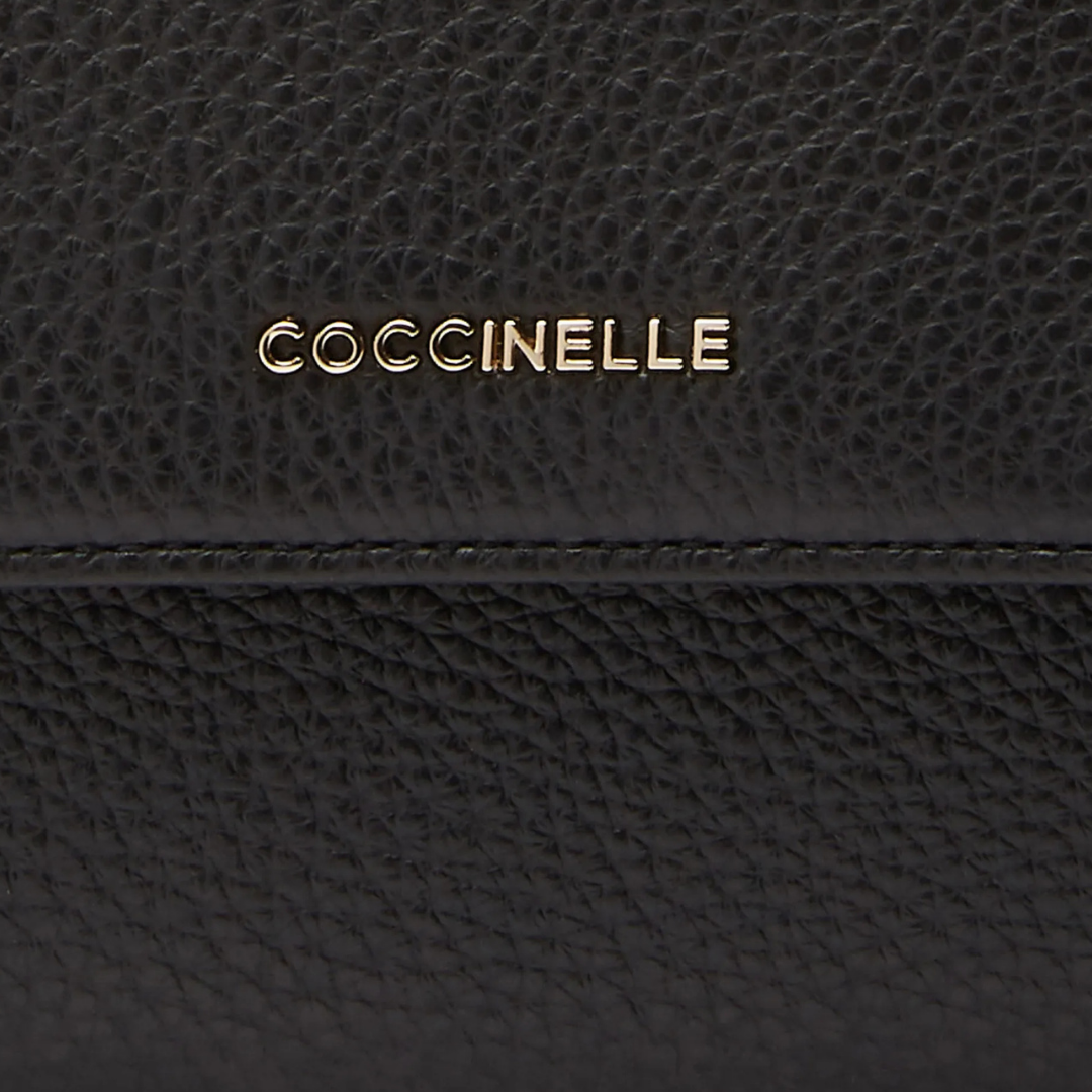 Coccinelle C-Me Black Flap Wallet