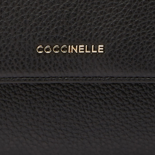 Coccinelle C-Me Black Flap Wallet
