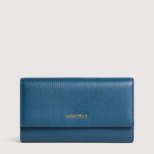 Coccinelle C-Me Blue Flap Wallet