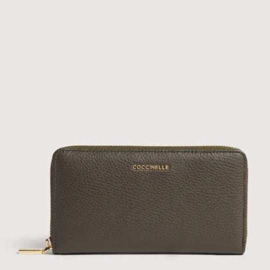 Coccinelle C-Me Fango Large Zip Wallet